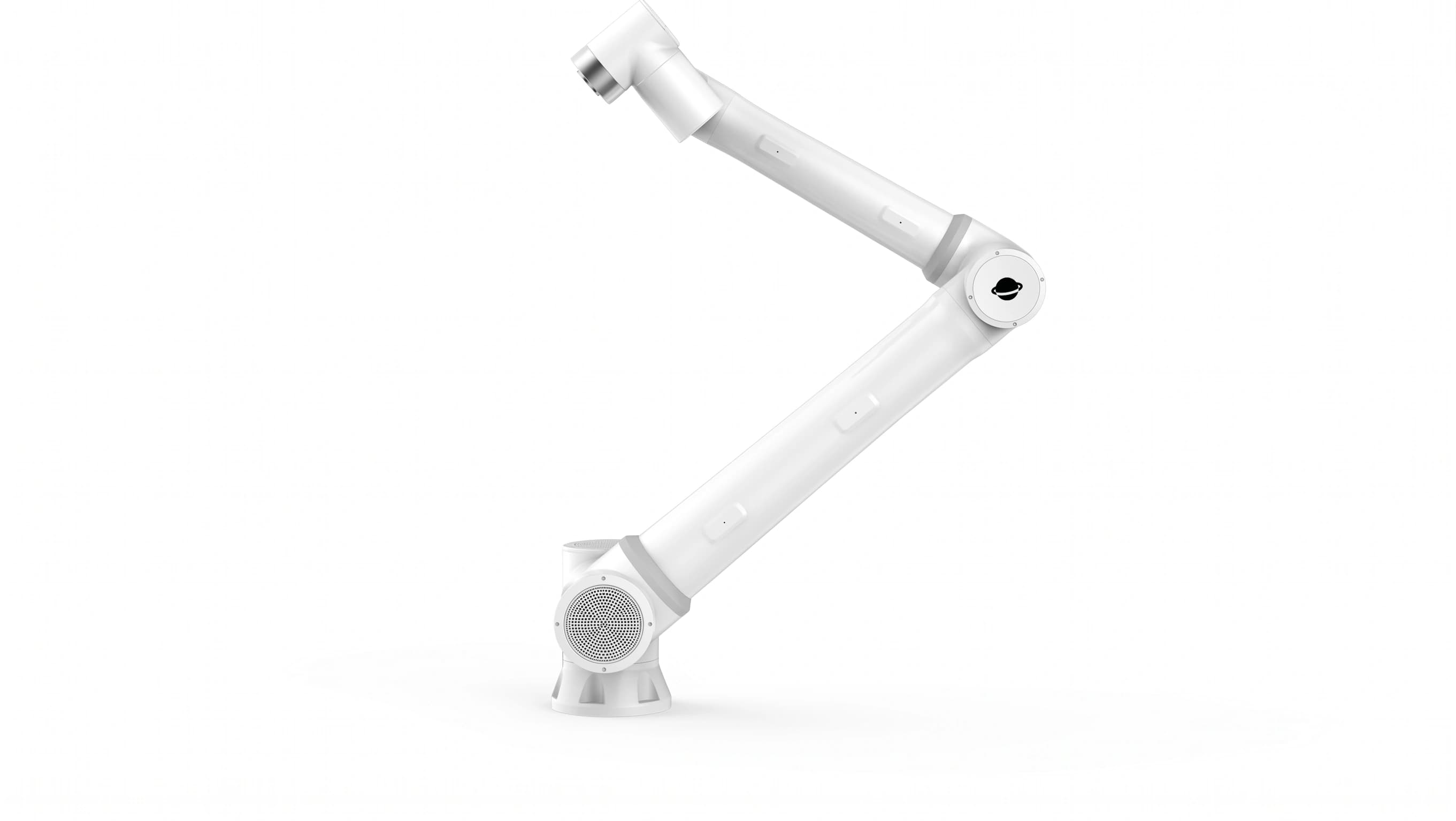 Roooll r-Max collaborative robot (20kg long-reach heavy), 20kg payload, ±0.1mm repeatability, 1854mm reach; palletizing and handling.