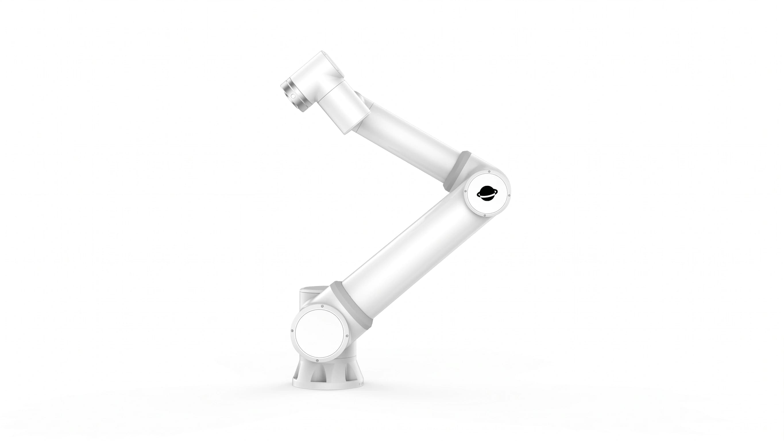 Roooll r-Ultra collaborative robot (flagship), 30kg payload, ±0.1mm repeatability, 1402mm reach; high-load transfer.