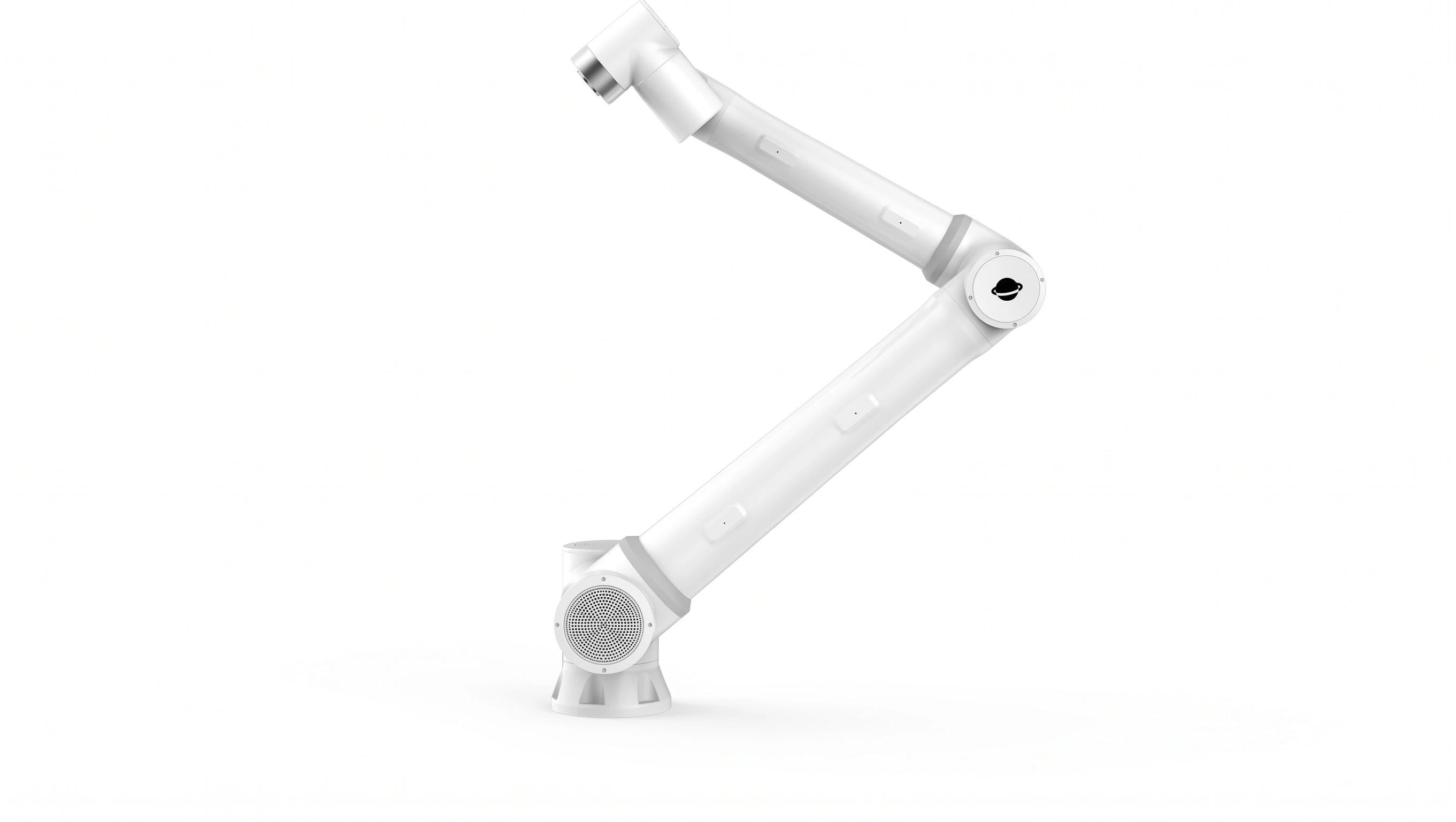 Roooll r-Max collaborative robot (20kg long-reach heavy), 20kg payload, ±0.1mm repeatability, 1854mm reach; palletizing and handling.