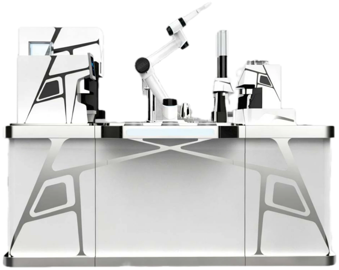 r-Lite (FR3-C) Collaborative Robot for a robotic coffee bar station.