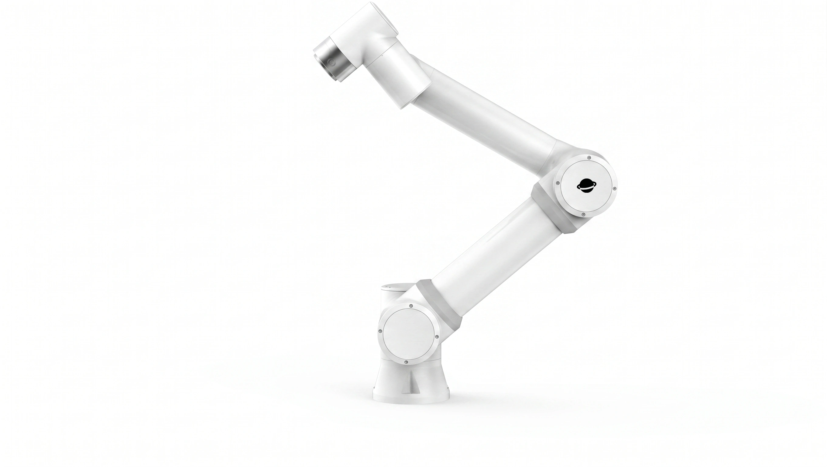 Roooll r-Core collaborative robot (standard), 5kg payload, ±0.02mm repeatability, 922mm reach; line-ready assembly, inspection, and handling.