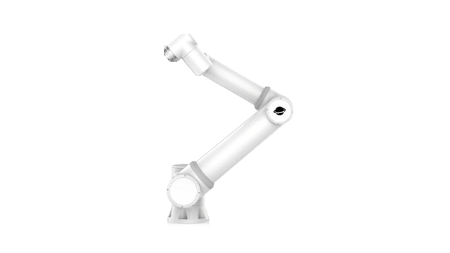 Roooll r-Ultra collaborative robot (flagship), 30kg payload, ±0.1mm repeatability, 1402mm reach; high-load transfer.