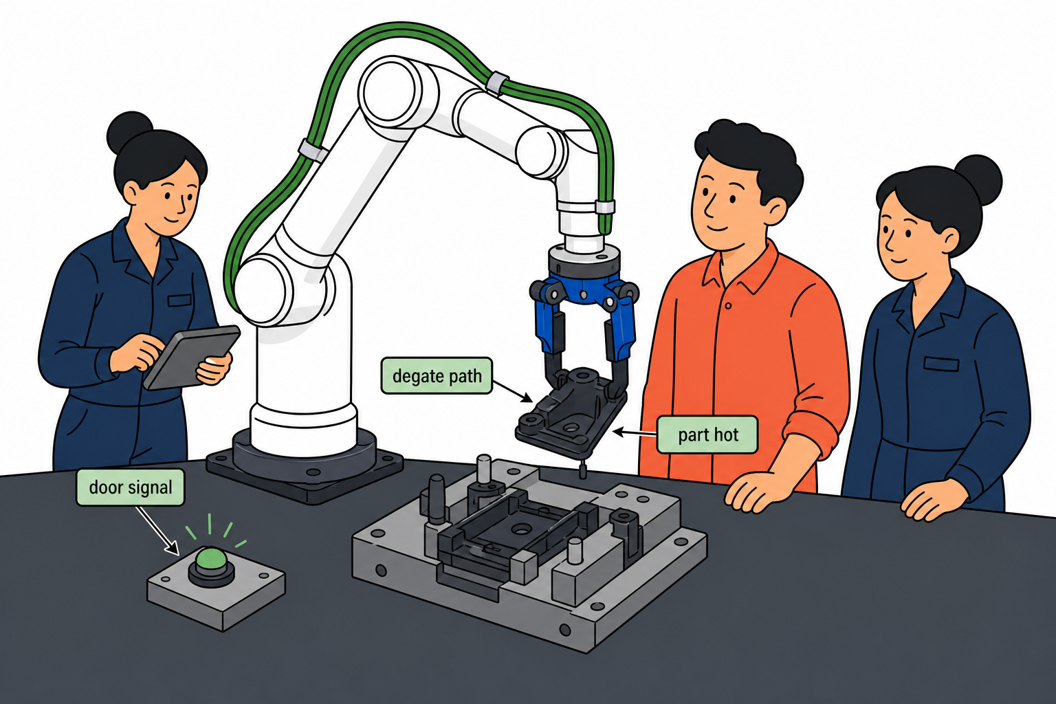 Roooll r-Core 协作机器人(标准型)- 精密主力,5kg 额定负载(最大 7kg)、922mm 工作半径、±0.02mm 重复定位精度,工业级品质,面向工业现场,适配医疗与电子装配。